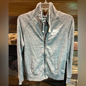 Nike Gray Zip-Up Hoodie
